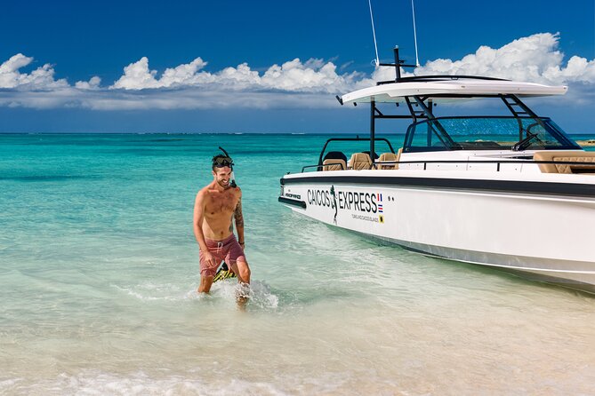 2-Hour Luxury Axopar Private Charter! Explore the Turks in style! - Meeting at the Ritz-Carlton and staying on time
