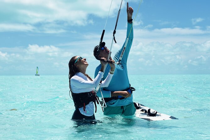 3 hours Private Kiteboarding Beginner Lesson - The 3-hour flow: beach basics, then 2.5 hours of shallow-water practice