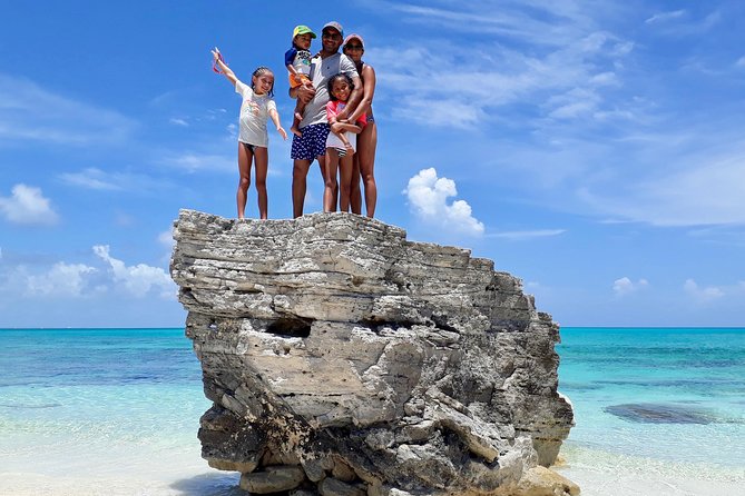 7 Hour Private Catamaran Sail, Snorkel and Beach BBQ Grace Bay, Providenciales - Half Moon Bay sandbar and rock iguanas: a guided walk on a living shoreline