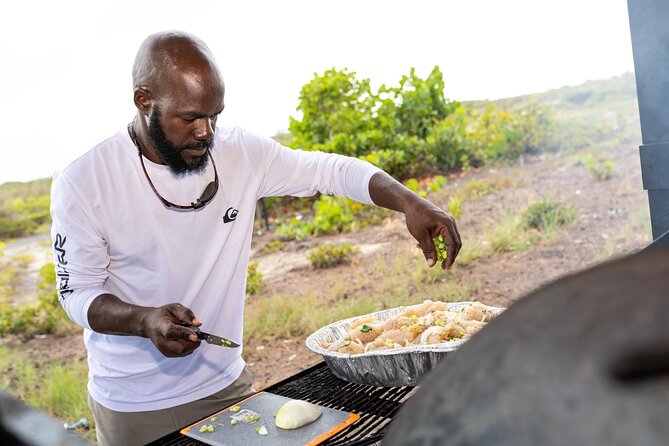 All Day Adventure with a Beach BBQ Feast from Providenciales - Half Moon Bay and Iguana Island: stretch time with real options