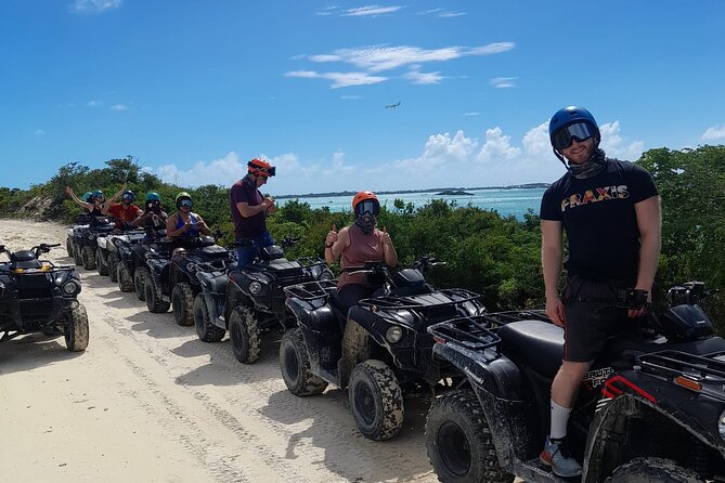 ATV Adventure tour on Providenciales - Northwest Point National Park and Malcolm Beach: thrills, then a calm pause