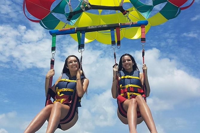 Capt Marvin Watersports / Parasail - Private Tour - The USCG-certified boat setup on Grace Bay