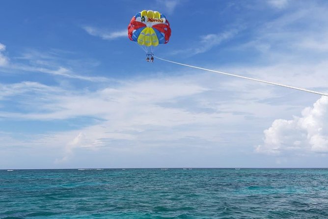 Capt Marvin Watersports / Parasail - Public Tour - The Flight: Takeoff, the Optional Dip, and Spotting Life Below