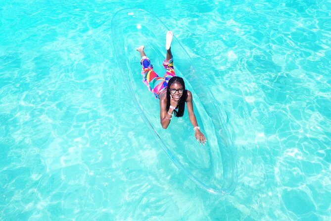 Clear Kayak Drone Photoshoot in Grand Turk, Turks and Caicos - The 25-Minute Flow: Attire, Poses, Kayak Entry, and Drone Shots