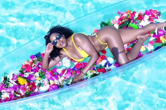 Clear Kayak Flower Girl Photoshoot in Turks and Caicos Islands - The Flower Bed Setup: Posing Without Feeling Stiff