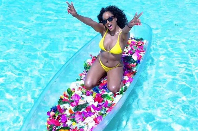 Clear Kayak Flower Girl Photoshoot in Turks and Caicos Islands - Why the Drone Photo Changes Everything