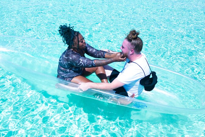 Couples Clear Kayak PhotoShoot Grand Turk Island - Pose Direction from Someone Who’s in the Water