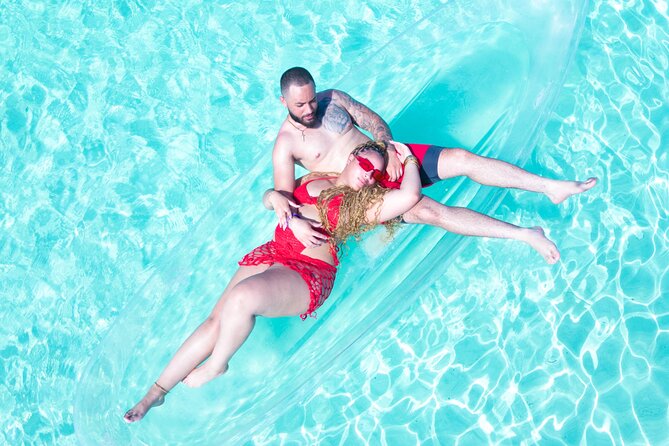 Couples Clear Kayak PhotoShoot Grand Turk Island - Drone Shots Without the Usual Hassle