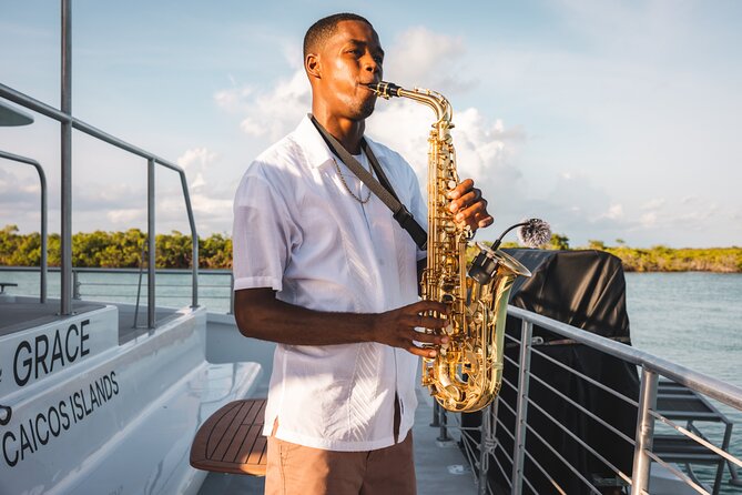Deluxe Sunset and Saxophone Sail on Luxury Lady Grace Catamaran - Who This Sunset Sax Sail Is Best For
