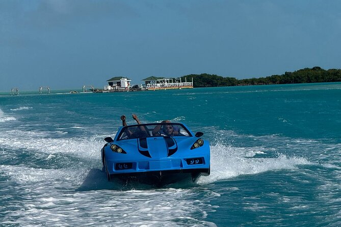 Explore Shipwreck and Hidden Island Beaches in 1-Hour Jetcar Tour - La Famille Express shipwreck: the best photo stop and the marine-life moment