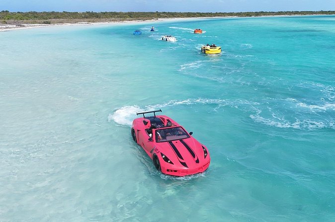 Explore Shipwreck and Hidden Island Beaches in 1-Hour Jetcar Tour - Price and value: $448 per group (up to 2) and what you actually get