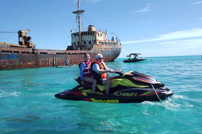 FAMOUS SHIPWRECK, Tiki Bar & Iguana Island Private Jet Ski Tour - How long is the tour, and how does it fit into your day?