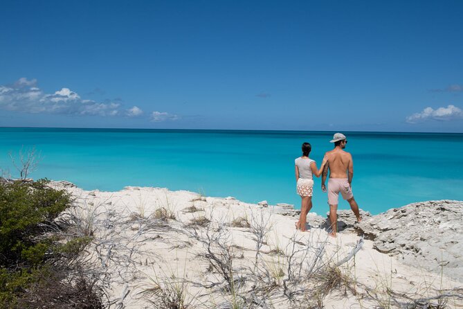 Full Day Private Boat Charter at Grace Bay, Providenciales - The boat setup: shade, seating, and an open bar that actually helps