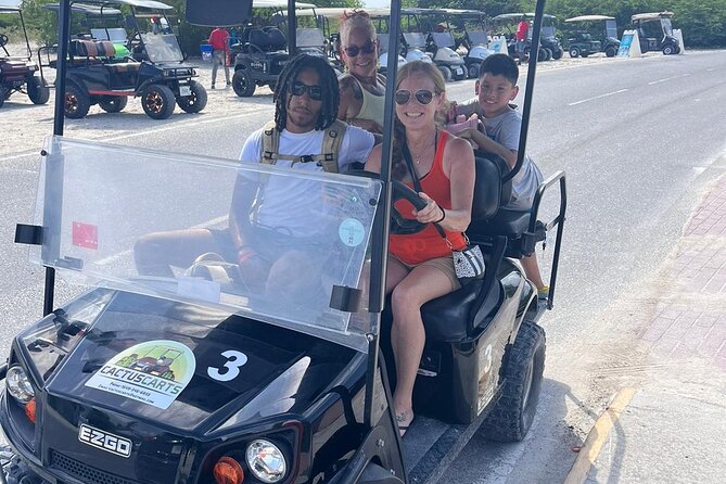 Grand Turk Golf Cart Rentals (CACTUS CARTS) - What’s included on the cart: map, support, and extra confidence