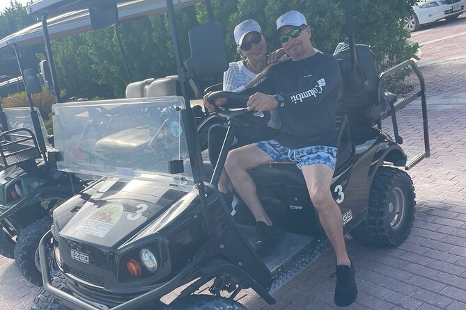 Grand Turk Golf Cart Rentals (CACTUS CARTS) - A flexible day loop: lighthouse, beaches, donkeys, and lunch breaks