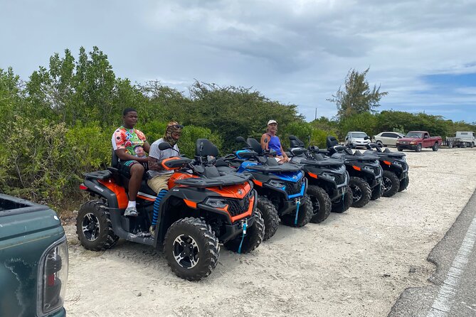 GRAND TURK: Luxury ATV Adventure Tour - Getting to the meetup near Cockburn Town and the cruise port