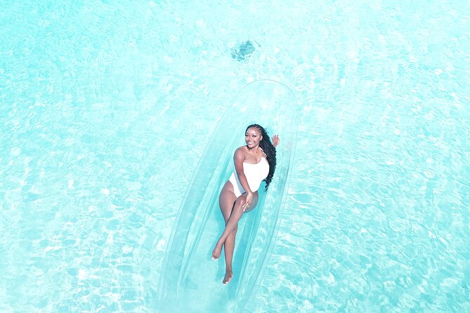 Instagram-Ready Clear Kayak Drone Photoshoot, Turks & Caicos - Clear Kayaks, No Paddling, Real Drone Shots in Providenciales