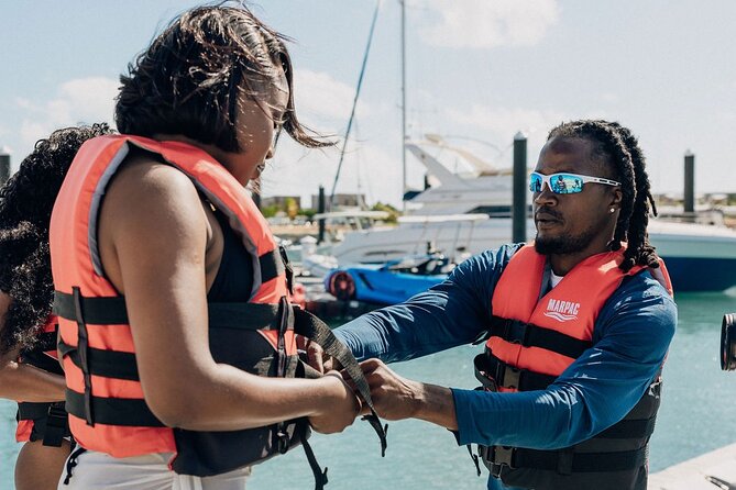 Jet Ski Adventure in Crystal Waters of Turks and Caicos - Jojo the Dolphin: how the search usually feels