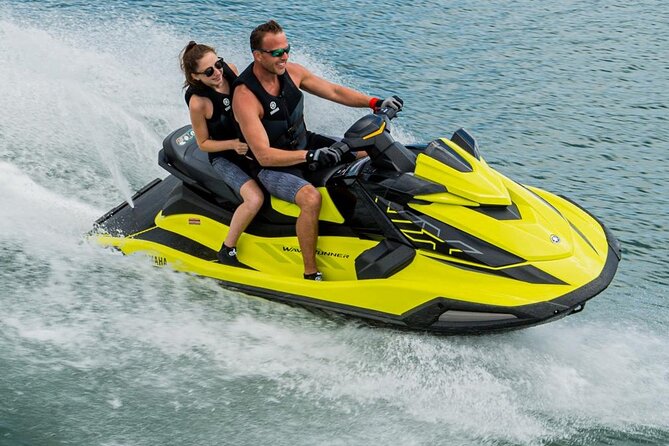 Jet Ski Fest in Turks and Caicos Islands - Safety setup: life jackets and guide-led control