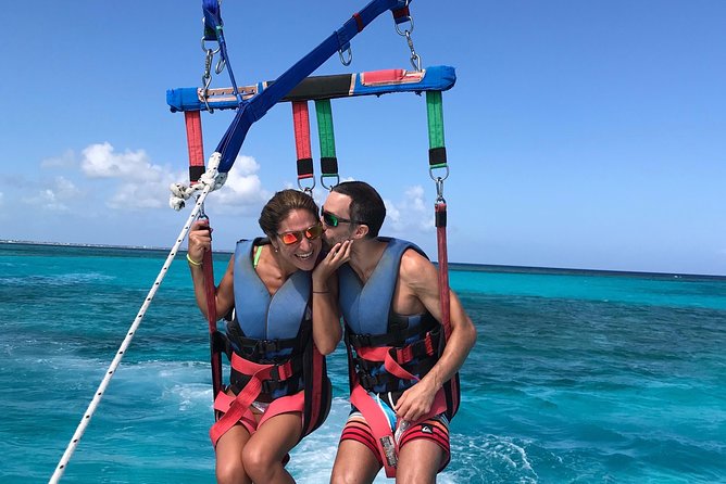 Key to the Sea Parasailing- Birds Eye View of the Best Beach in the world - When to Go: Morning to Evening Flight Times on Grace Bay