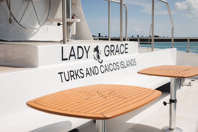 Lady Grace Signature Catamaran Sunset Sail from Ritz-Carlton - Open Bar, Champagne Start, and the Snack Spread