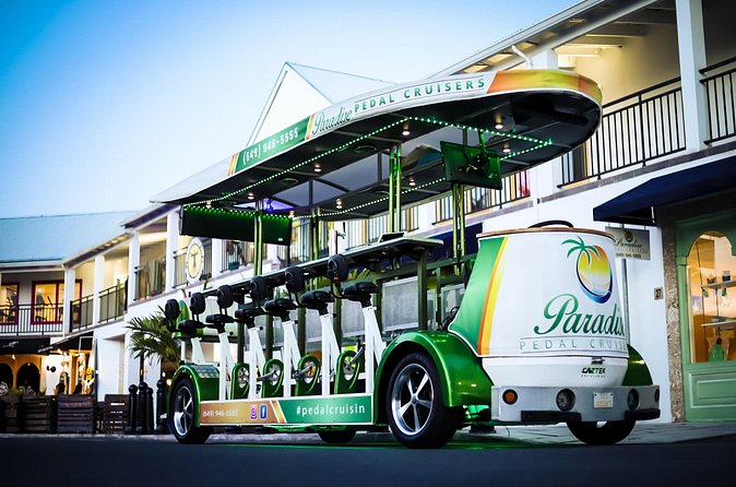 Party Bike Experience on Grace Bay Road - Stop 2: Blue Haven Marina yacht photo ops
