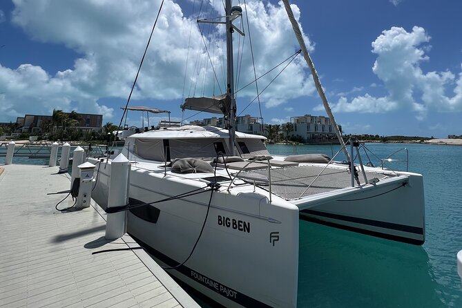 Private Afternoon Tour Catamaran 44 Big Ben - Grace Bay Beach Views from the Catamaran’s Best Angle