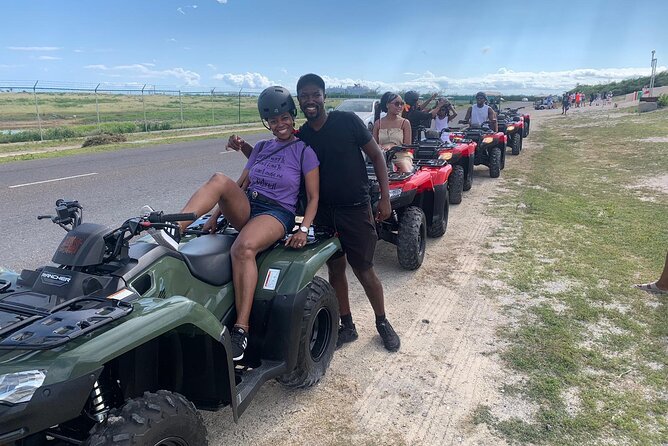 Private ATV Adventures at Island of Grand Turk - Off-road terrain back toward the cruise center: where the fun lives
