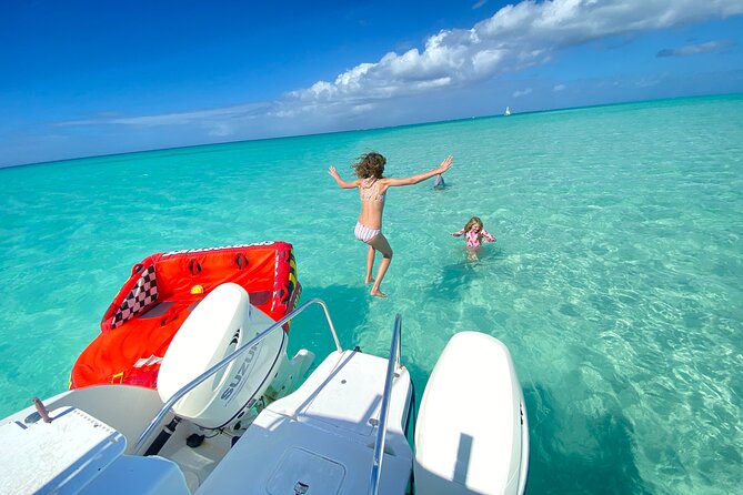Private Boat Island Hopping & Snorkeling in Turks & Caicos 4Hrs - Little Water Cay and Half Moon Bay Beach with Rock Iguanas