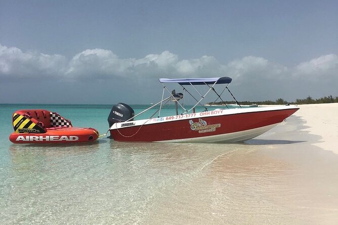 Tubing on grace bay beach Turks and caicos islands - Captains, crew, and the difference good communication makes