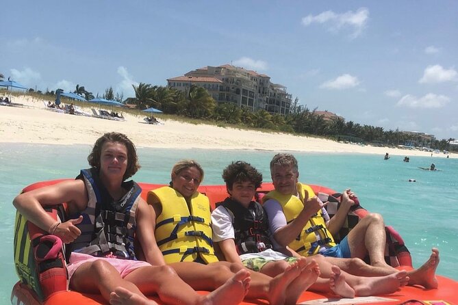 Tubing on grace bay beach Turks and caicos islands - Goggles and hydration: the small stuff that makes the big difference